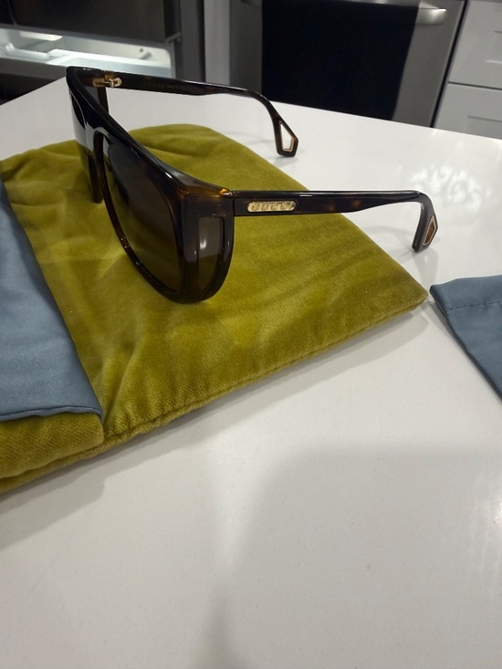 New with receipt Gucci 62mm Shield Aviator main image 5